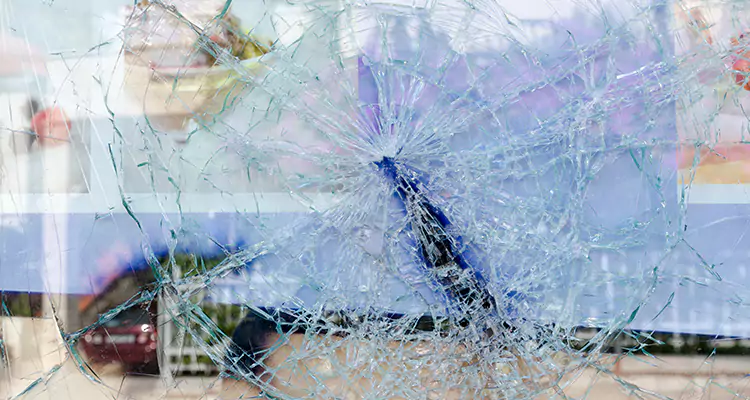 Cracked Glass Balcony Door Repair in St. Cloud, FL