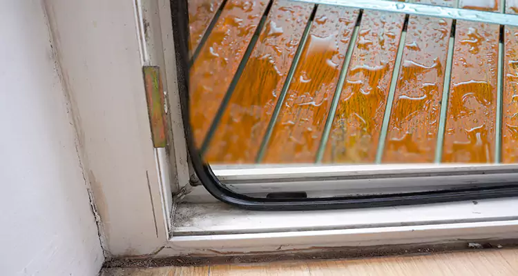 Water Leaking Wooden Patio Doors Repair in St. Cloud, FL