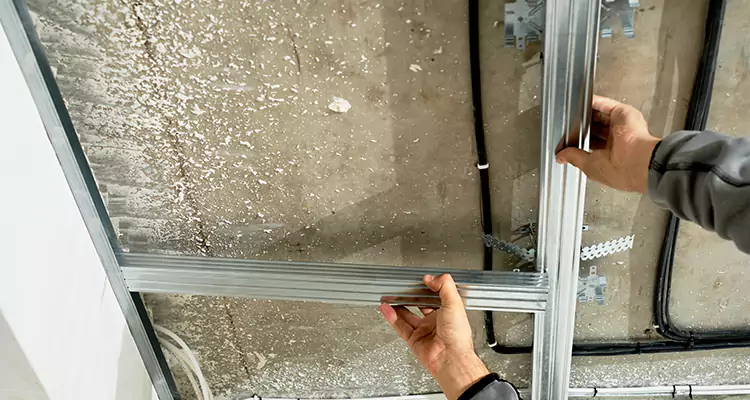 Front Door Aluminum Capping Repair in St. Cloud, FL