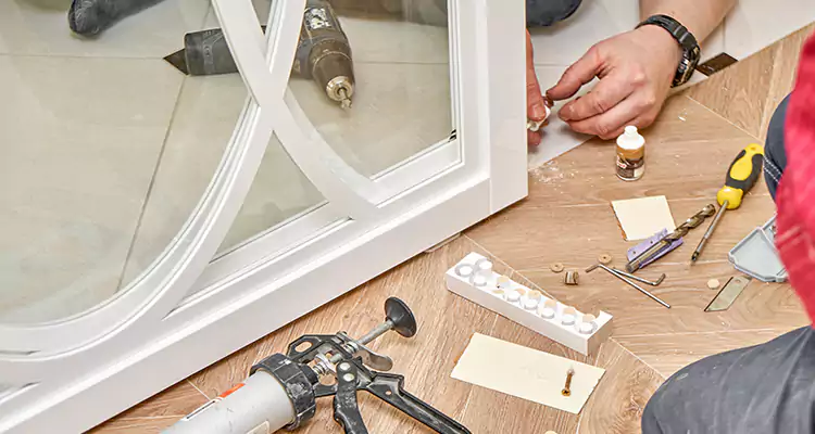 Interior Patio Door Casing Repair in St. Cloud, FL